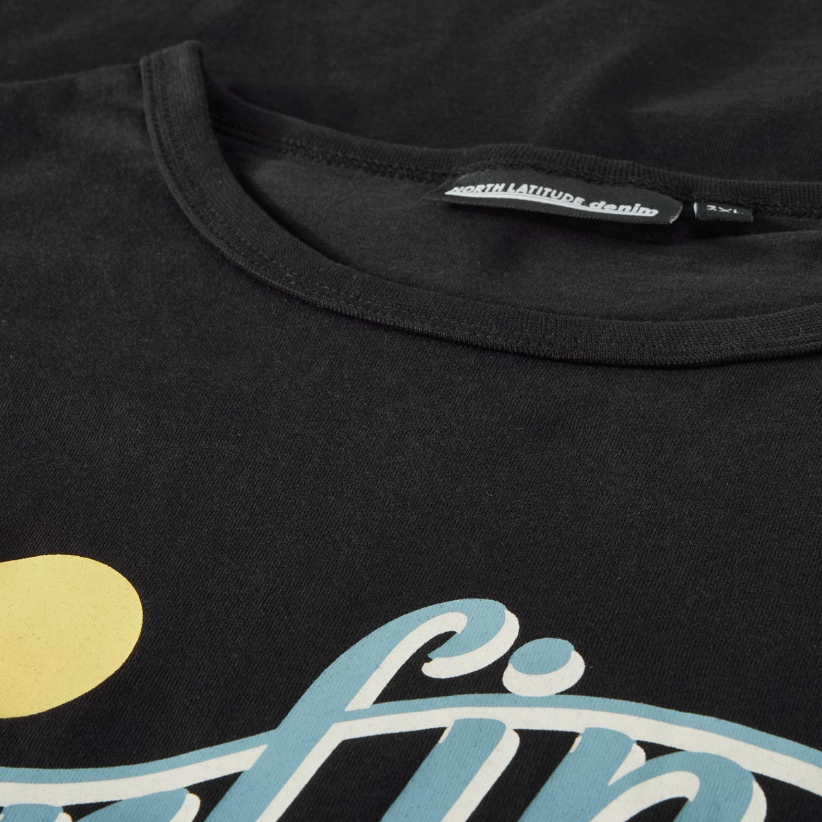 North T-Shirt mit Motiv-Print Farbe schwarz Größe: 5XL günstig online kaufen