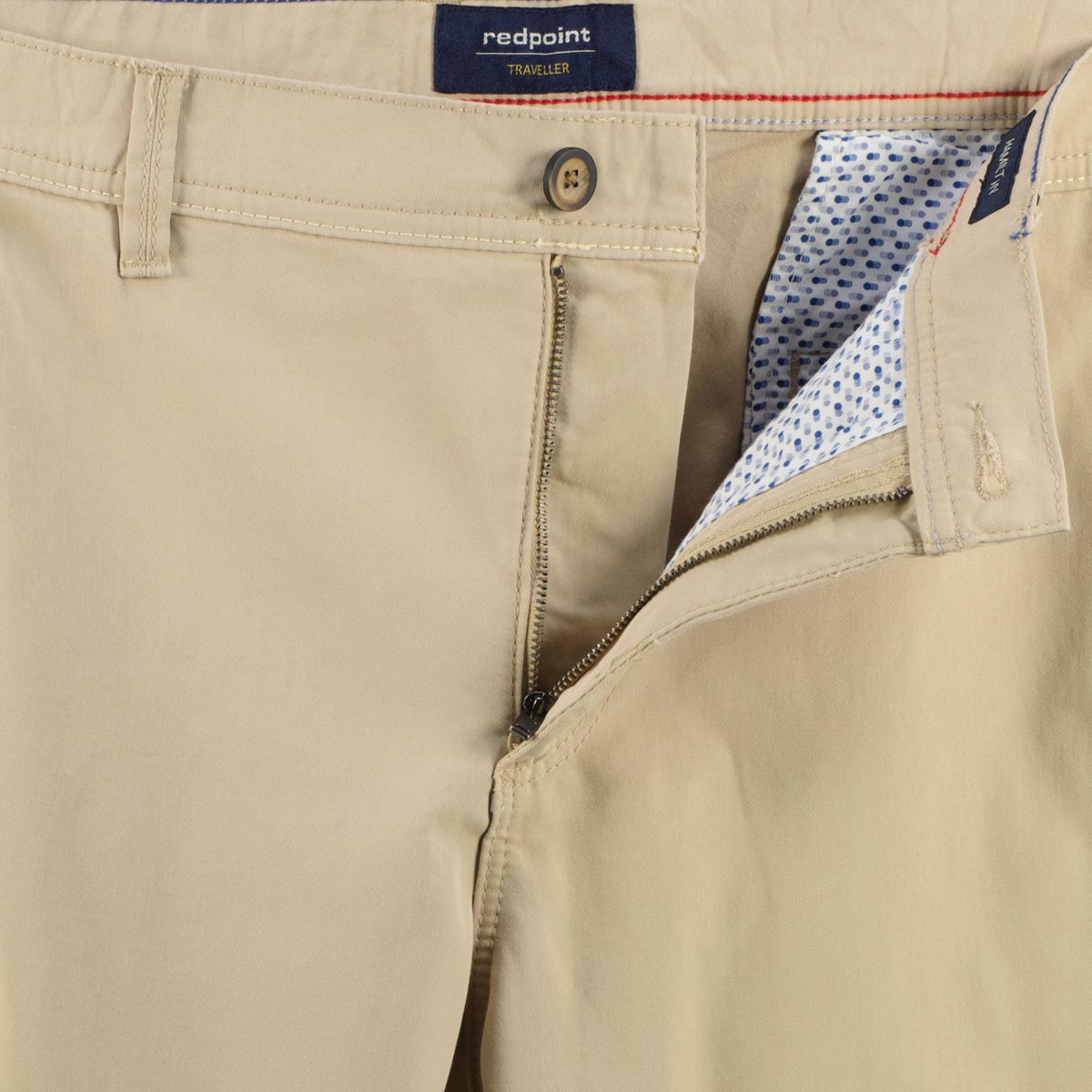 Redpoint Superstretch-Chinos "Hamilton", Tapered Fit, bügelfrei beige Redpoint Superstretch-Chinos "Hamilton", Tapered Fit, bügelfrei beige