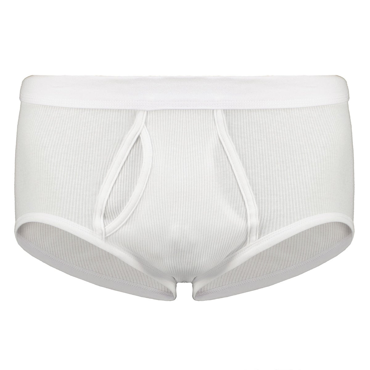 Adamo Doppelripp-Slip Farbe Weiß Größe, 16