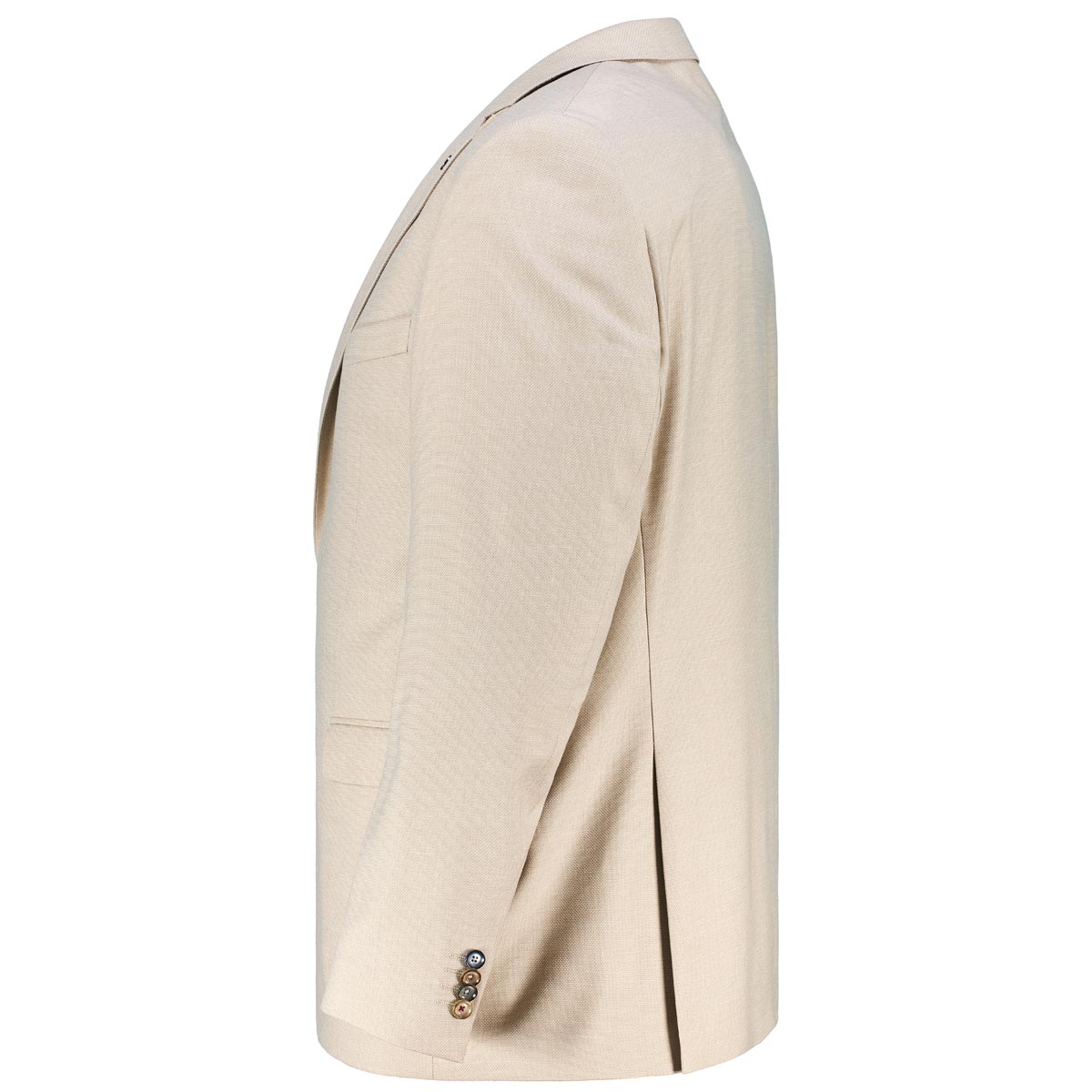 Digel Stretch-Sakko mit feiner Musterung  beige