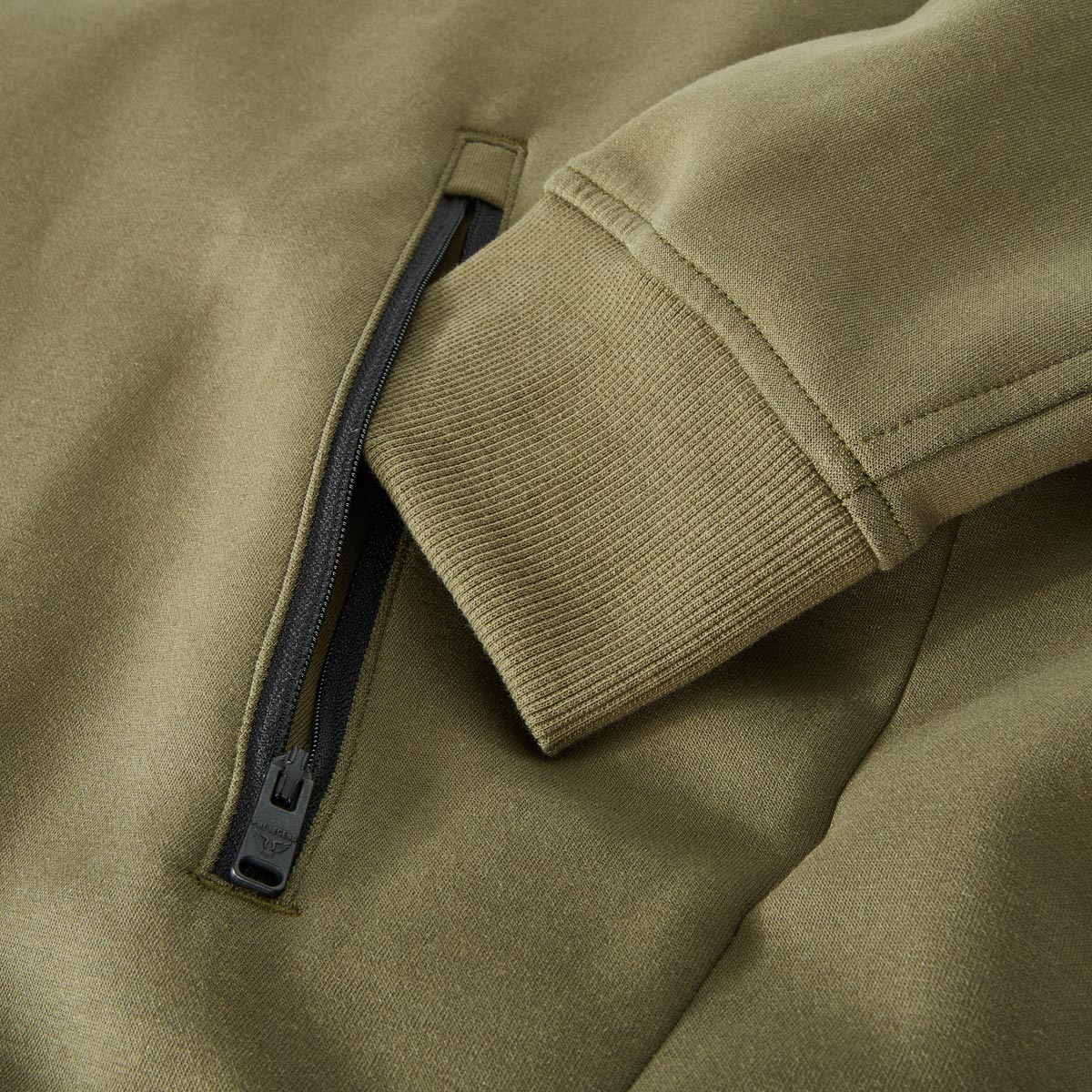 PME LEGEND Sweatjacke mit Elasthan grün