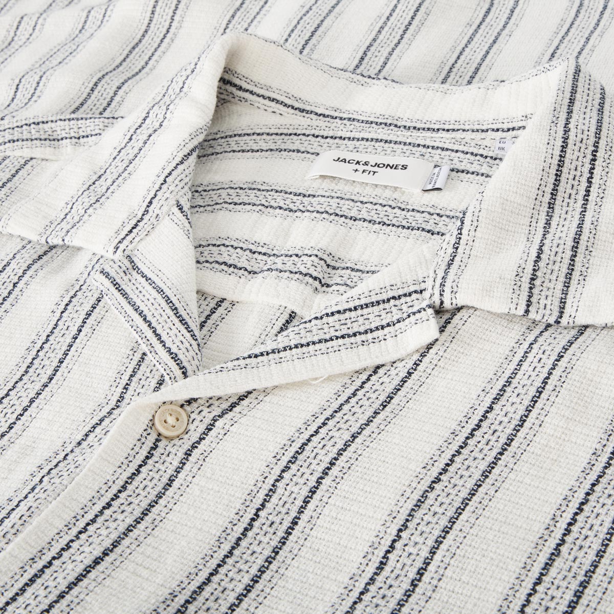 Jack&Jones Freizeithemd aus Baumwolle weiß