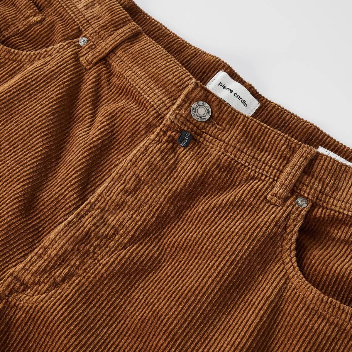 Pierre Cardin Cordhose „Laval“ mit Stretch, Regular Fit braun