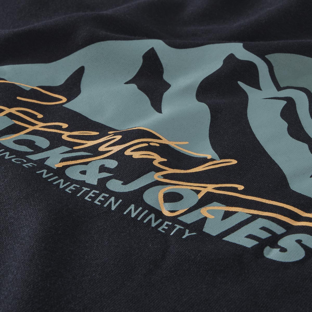 Jack&Jones Hoodie aus Baumwollmischung schwarz