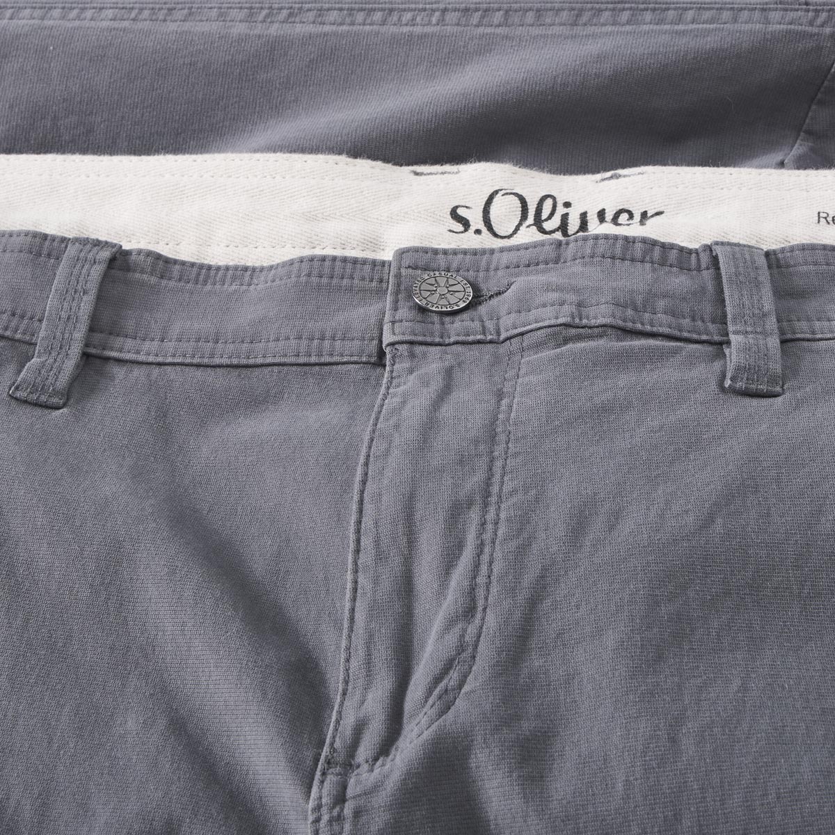 s.Oliver Cargohose mit Stretch dunkelgrau