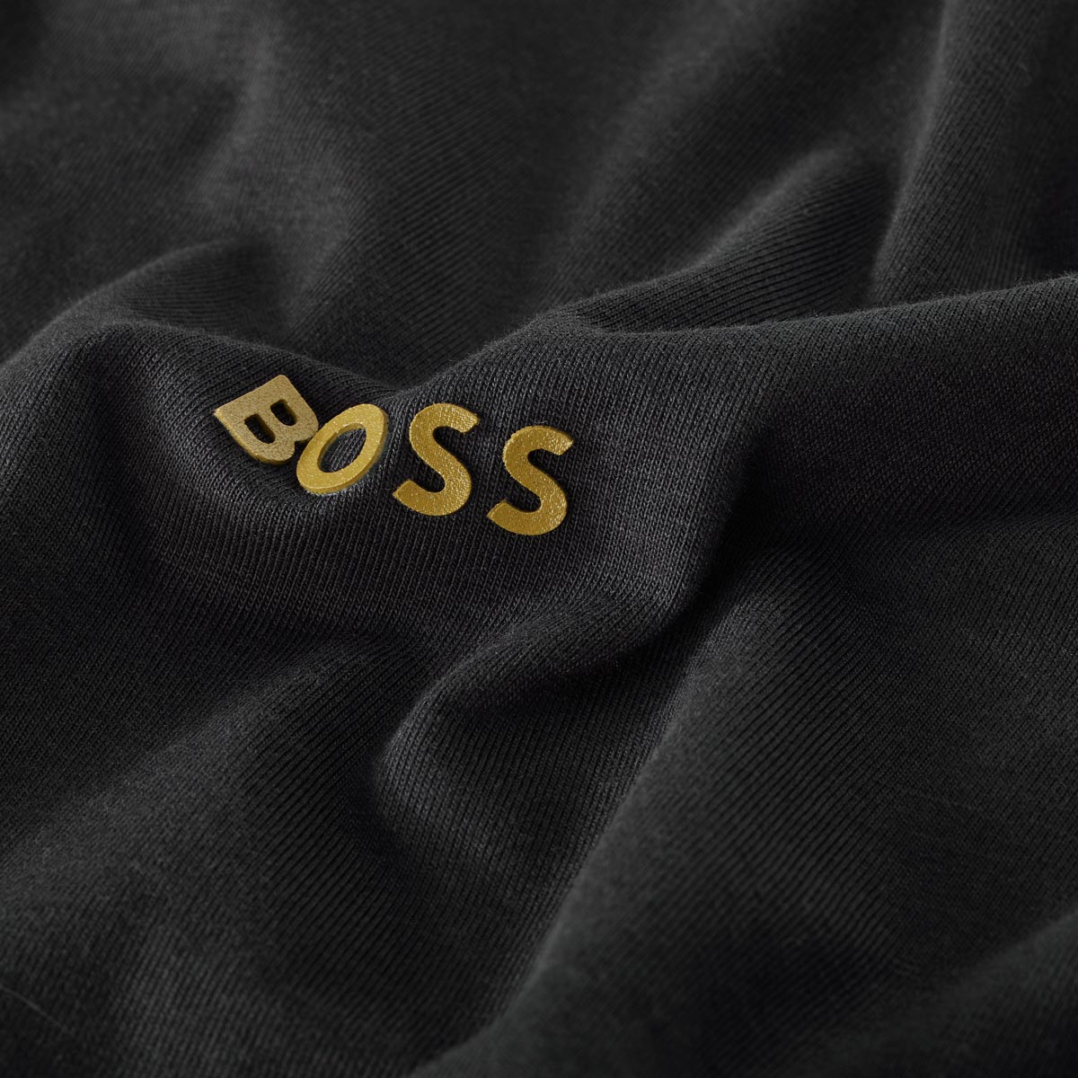 BOSS T-Shirt mit Elasthan dunkelblau