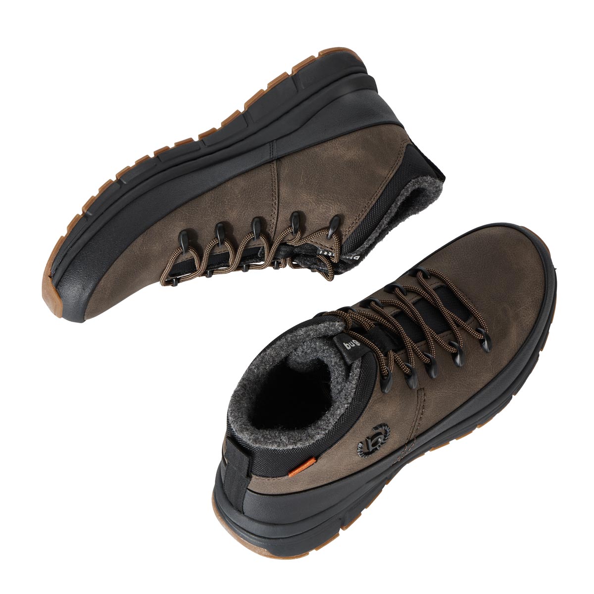 bugatti Sneaker-Boots, extraweit dunkelgrau