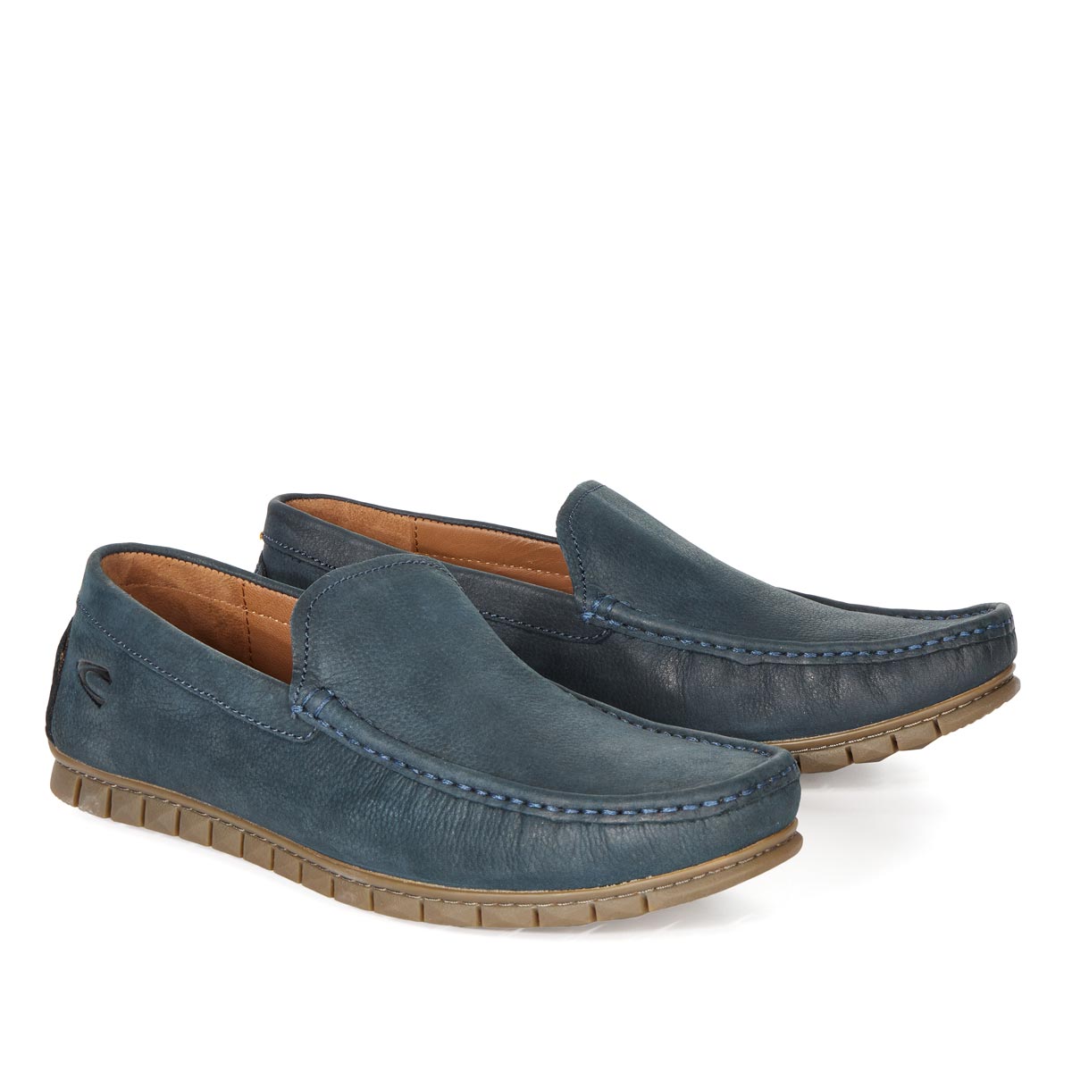 camel active Slipper "Boardwalk" aus Leder Farbe dunkelblau Größe: EU47 günstig online kaufen