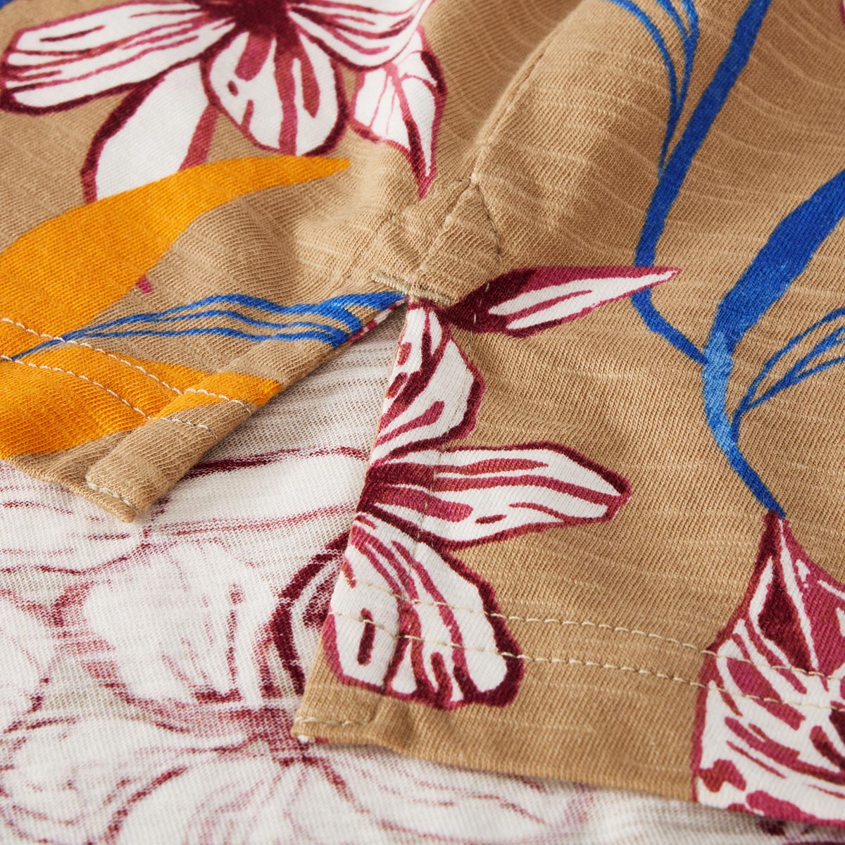 Tommy Hilfiger Poloshirt mit Allover-Muster beige