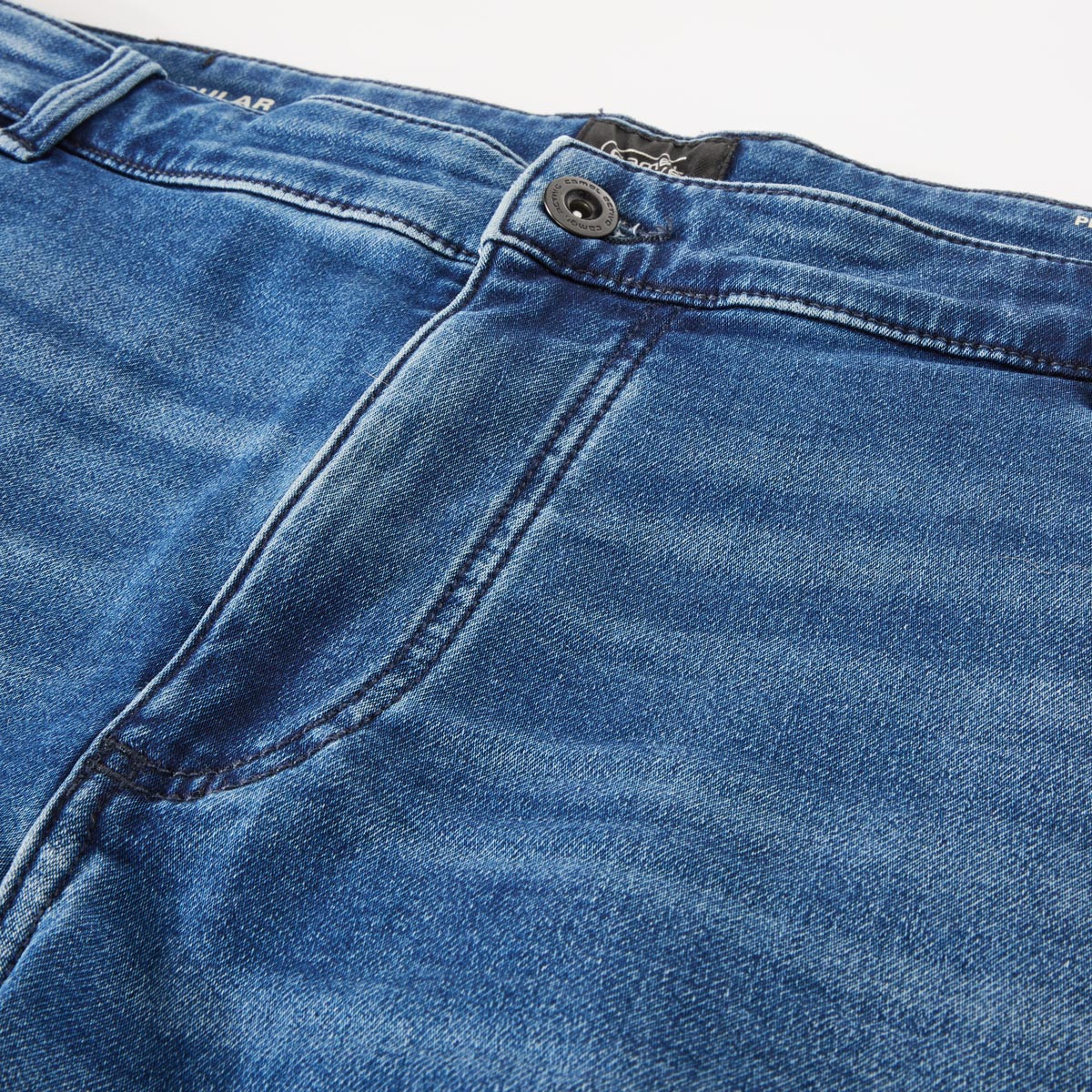 camel active Jeans-Shorts mit Stretch blau