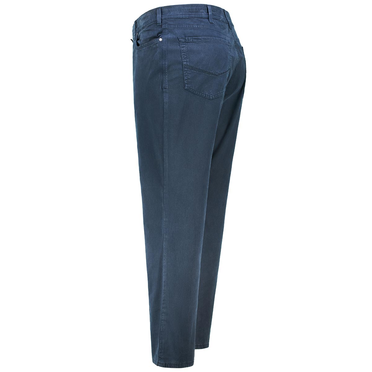 Pierre Cardin Baumwollhose mit Stretch "Lyon", Tapered Fit blau