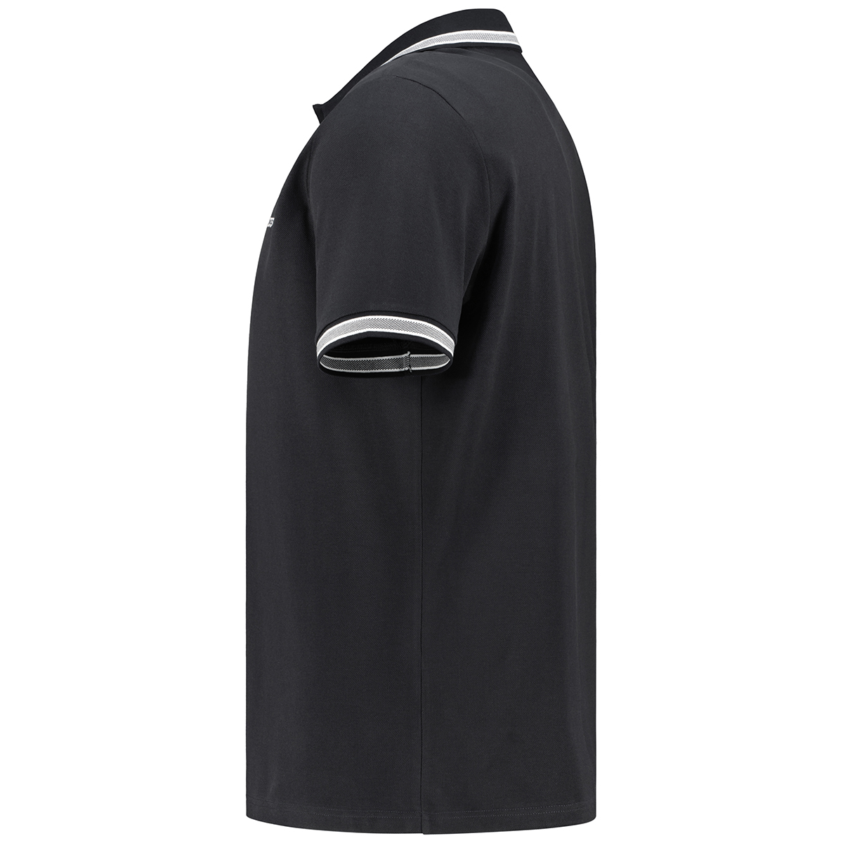 BOSS Poloshirt mit Kontrastdetails Farbe schwarz Größe: 4XL günstig online kaufen