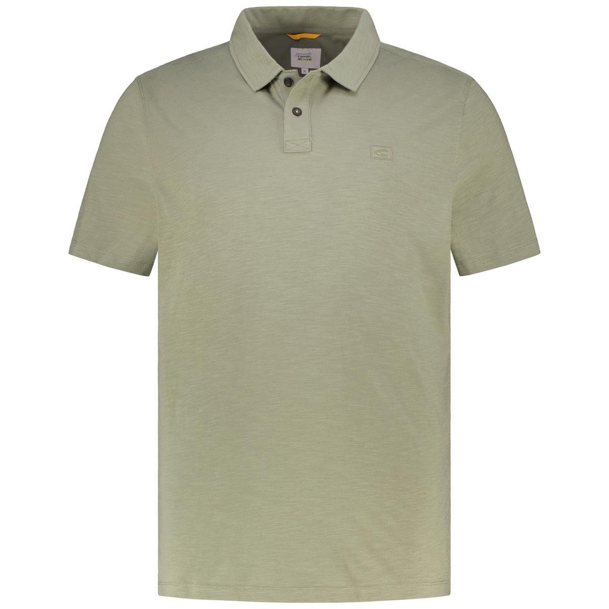 camel active Poloshirt mit Label-Stickerei grün camel active Poloshirt mit Label-Stickerei grün