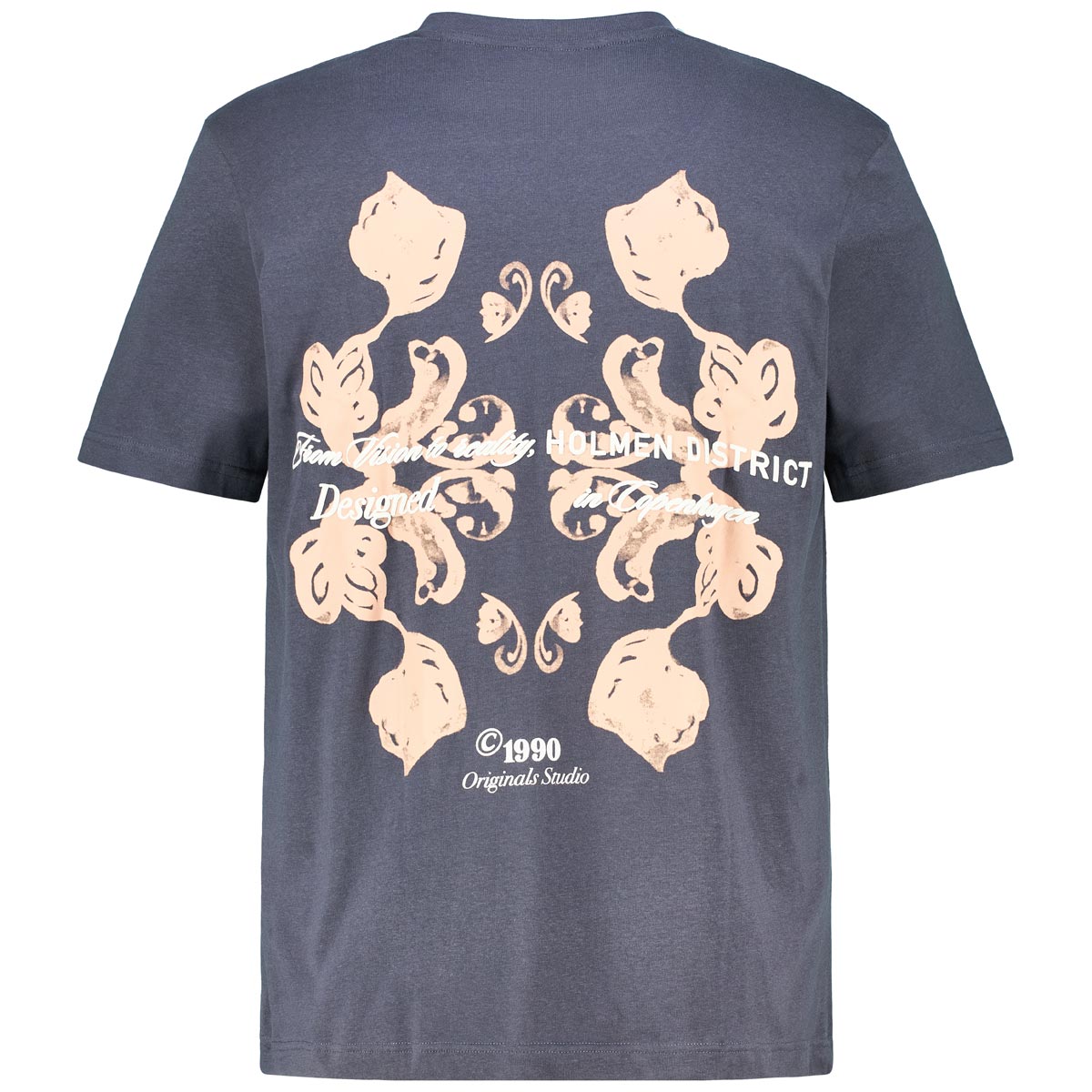 Jack&Jones T-Shirt aus Biobaumwolle grau