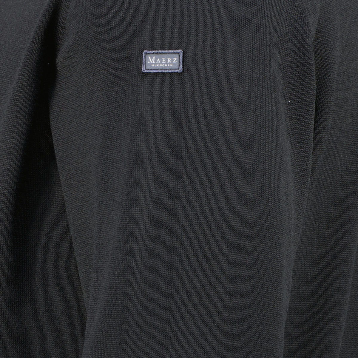 MAERZ MUENCHEN Pullover aus Merinowolle schwarz