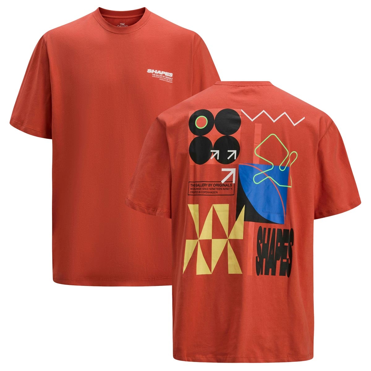 T-Shirt mit Print auf Vorder- und Rückseite T-Shirt mit Print auf Vorder- und Rückseite