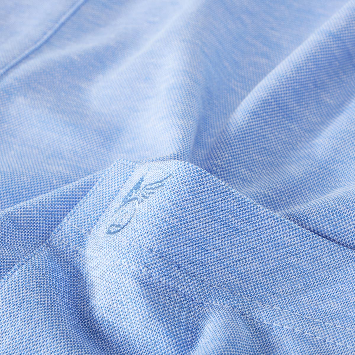 Hajo Poloshirt "Soft Knit", hautsympathisch azur