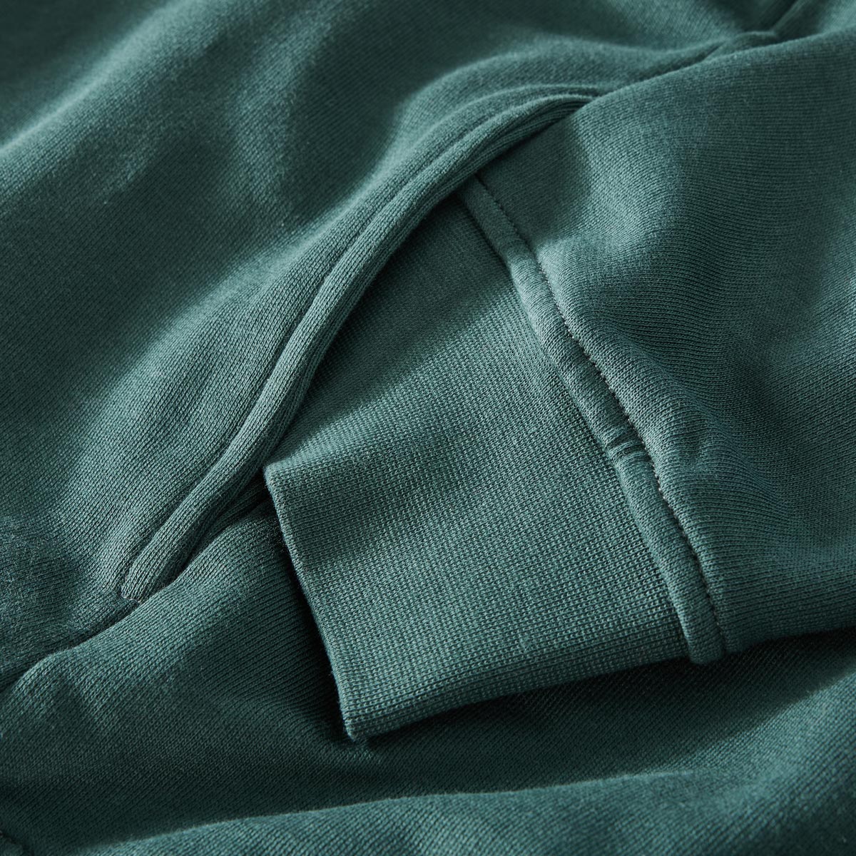 North Kapuzenjacke aus Baumwolle grün