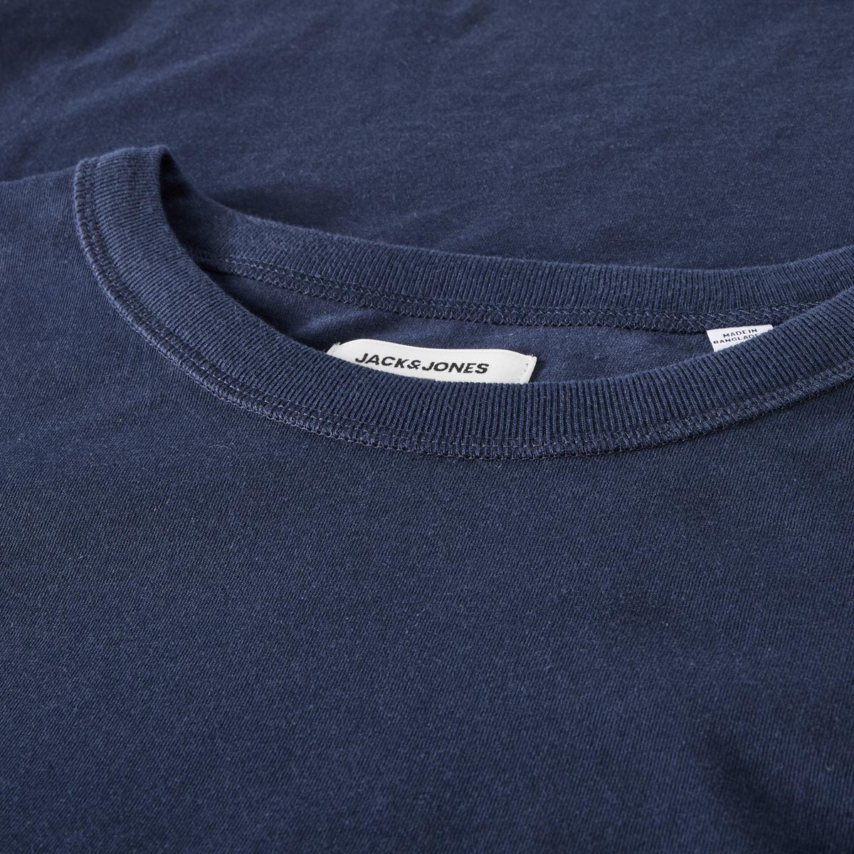 Jack&Jones T-Shirt mit Print auf Vorder- und Rückseite blau