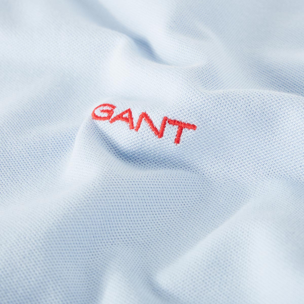 Gant Poloshirt mit Stretch lichtblau