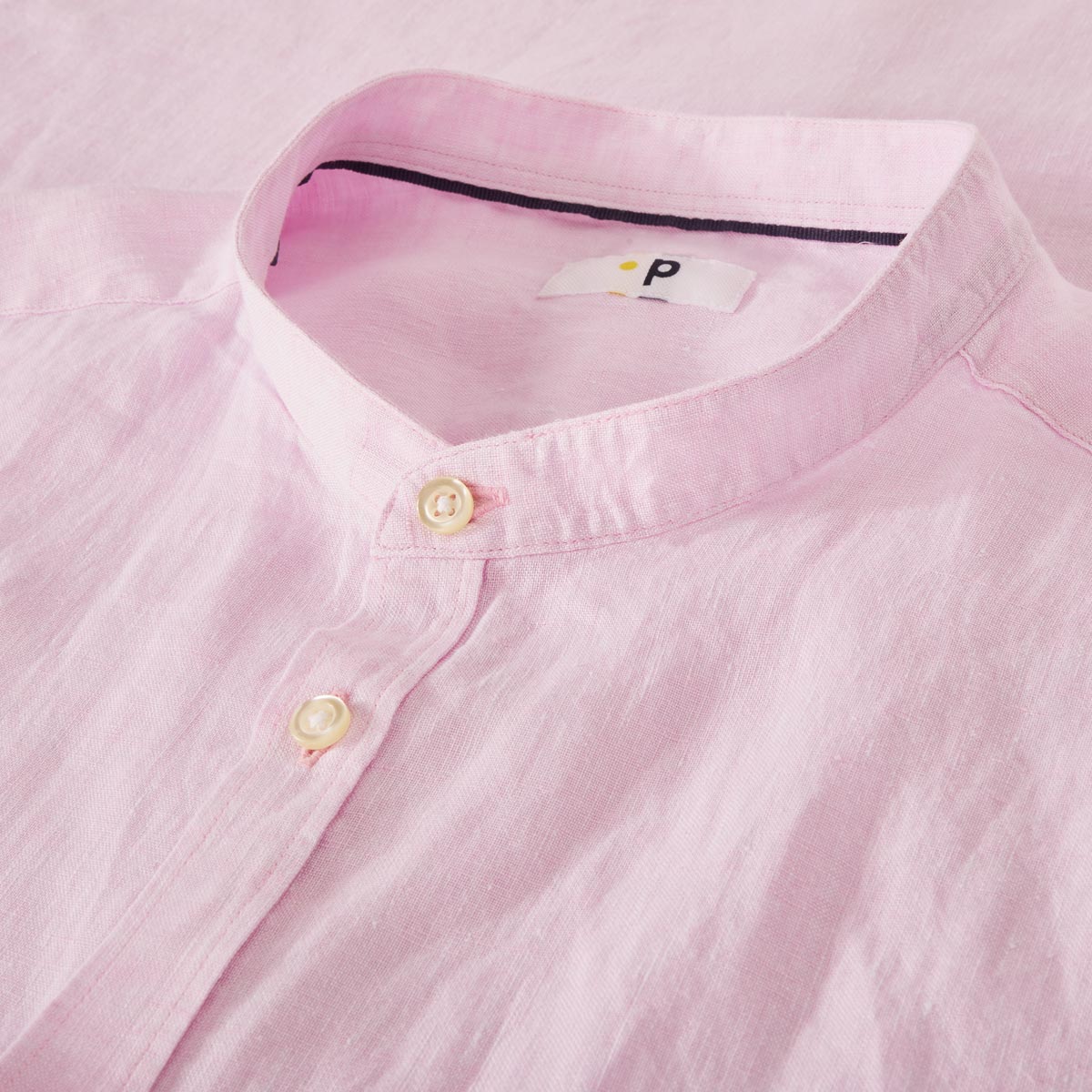 Pfundskerl Freizeithemd aus Leinen rosa