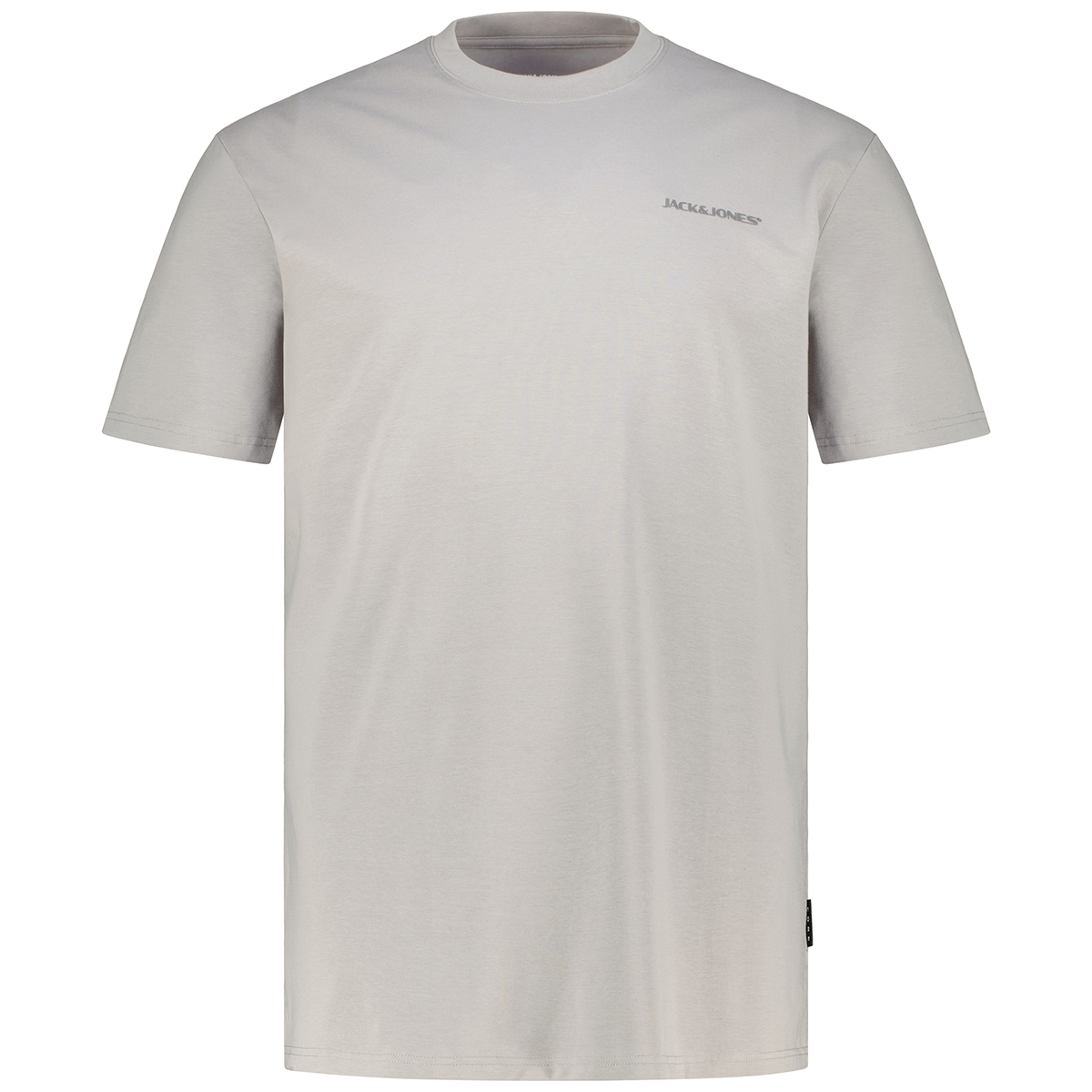 Jack&Jones T-Shirt mit Print auf Vorder-und Rückseite grau