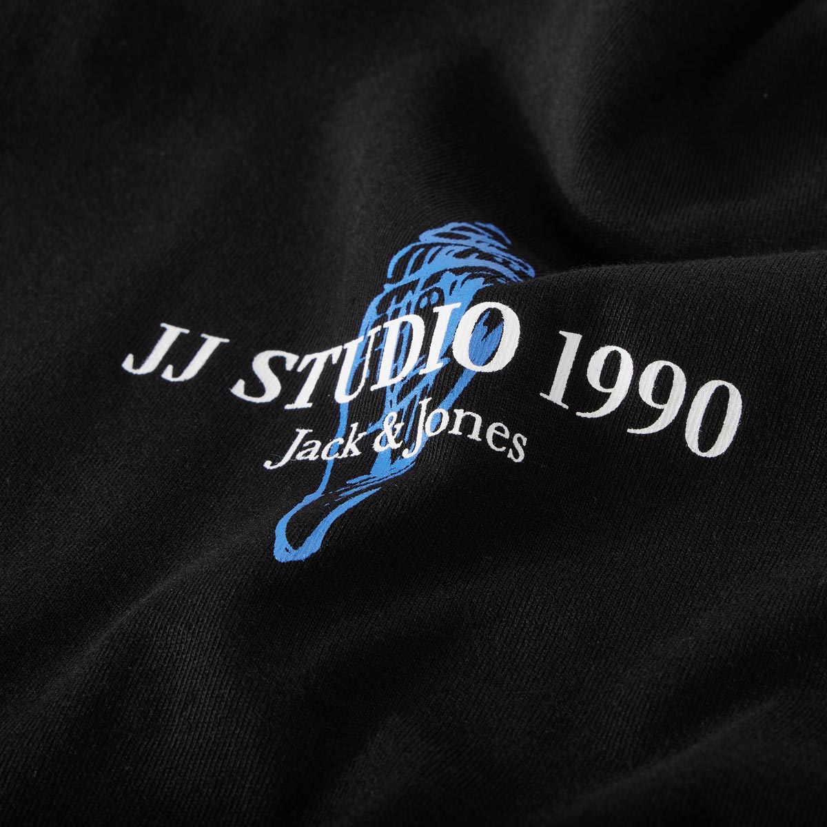 Jack&Jones T-Shirt mit Label-Print schwarz