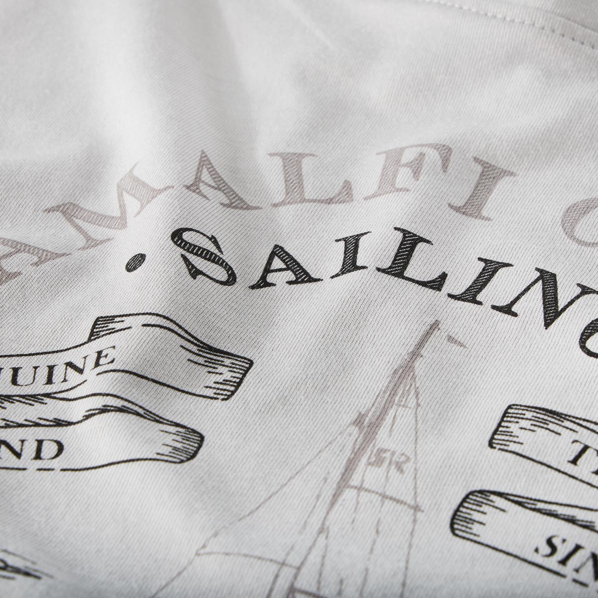 Hajo Tanktop mit Motiv-Print hellgrau