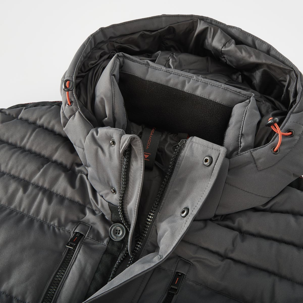 CASA MODA Wattierte Steppjacke, wasser- und windabweisend anthrazit