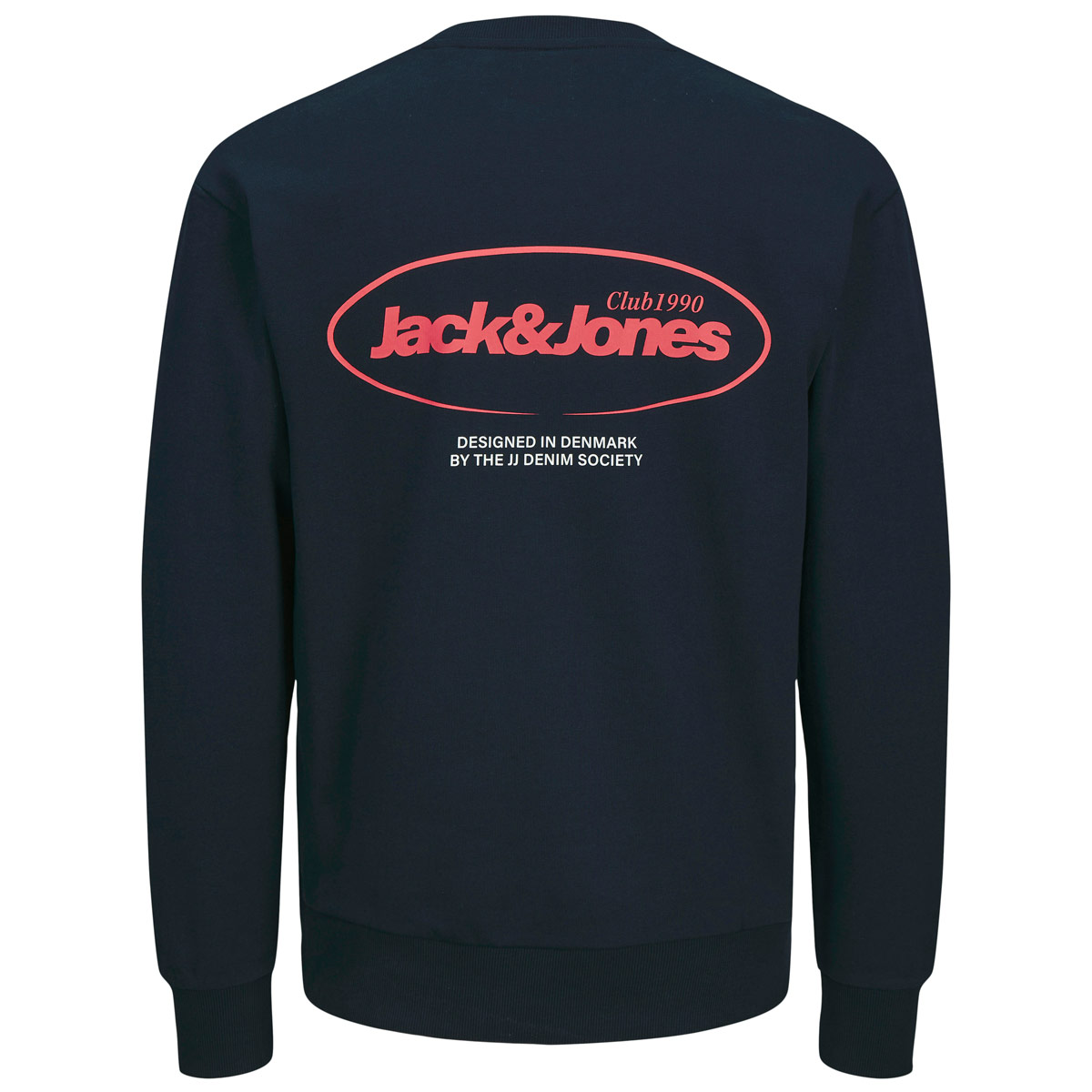 Jack&Jones Sweatshirt mit Print auf Vorder- und Rückseite marine