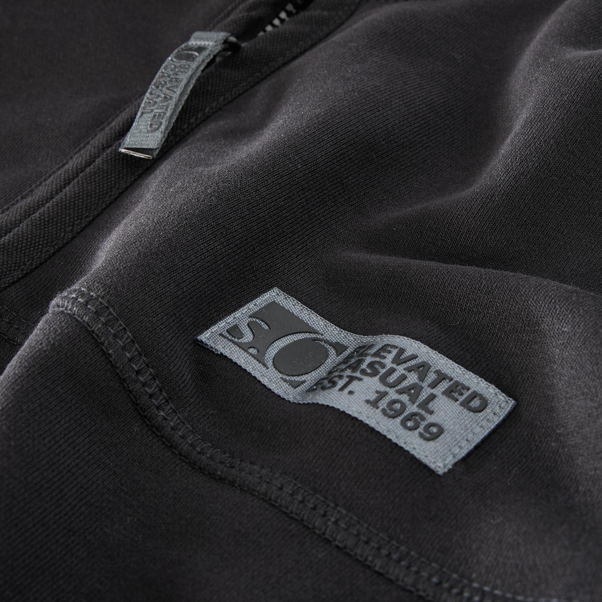 s.Oliver Sweatjacke aus Baumwollmischung schwarz