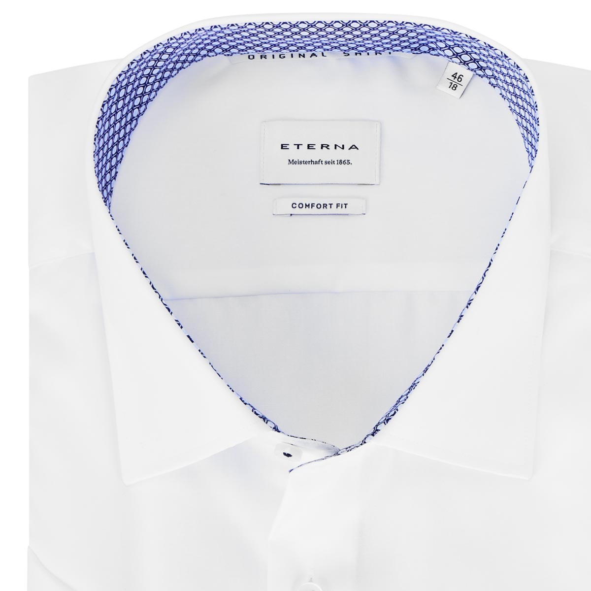 ETERNA Businesshemd, kurzarm, bügelfrei weiß