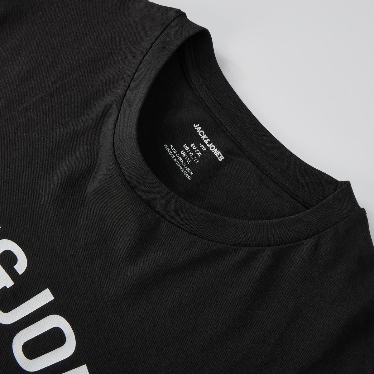 Jack&Jones T-Shirt aus Biobaumwolle schwarz