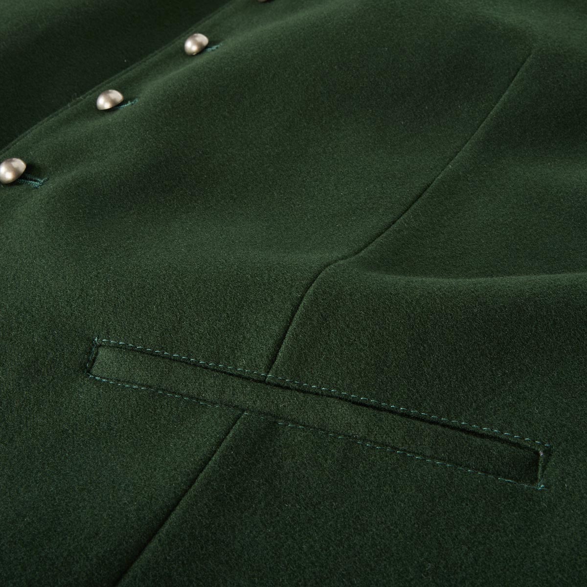 Hammerschmid Trachtenweste aus Wollmischung grün