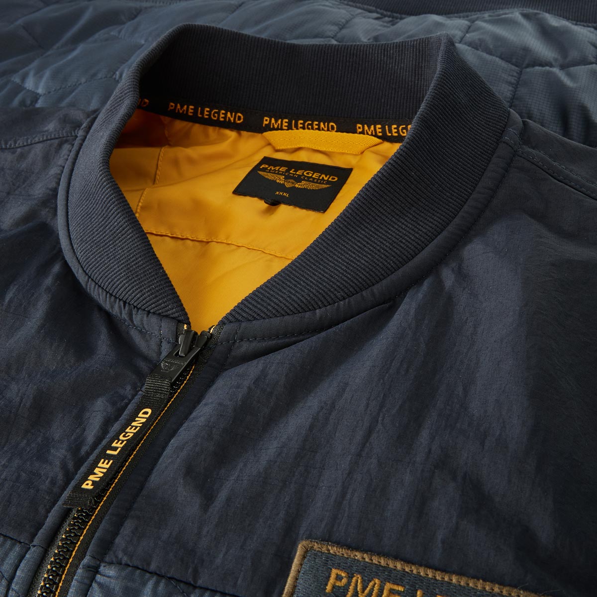 PME LEGEND Blouson mit Stepp-Einsatz dunkelblau
