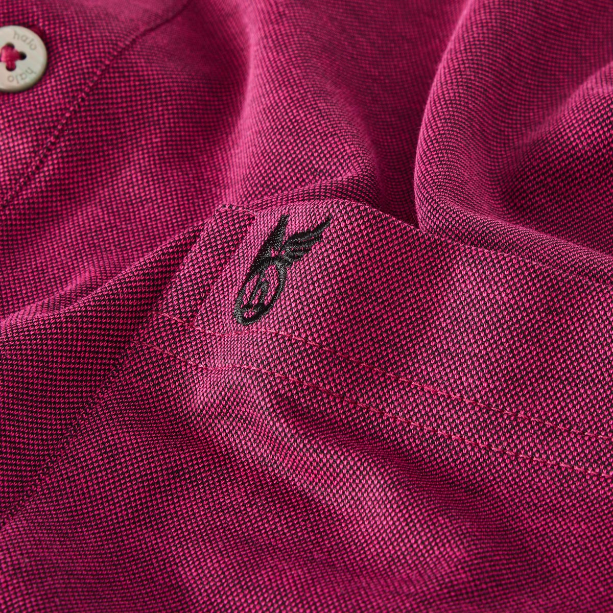 Hajo Poloshirt "Soft Knit", hautsympathisch korallrot