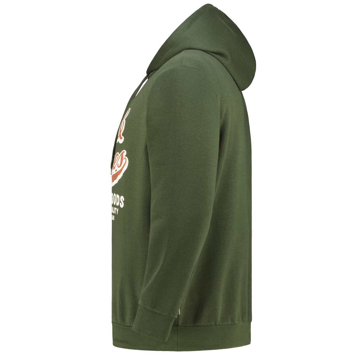 Jack&Jones Hoodie mit Label-Print grün