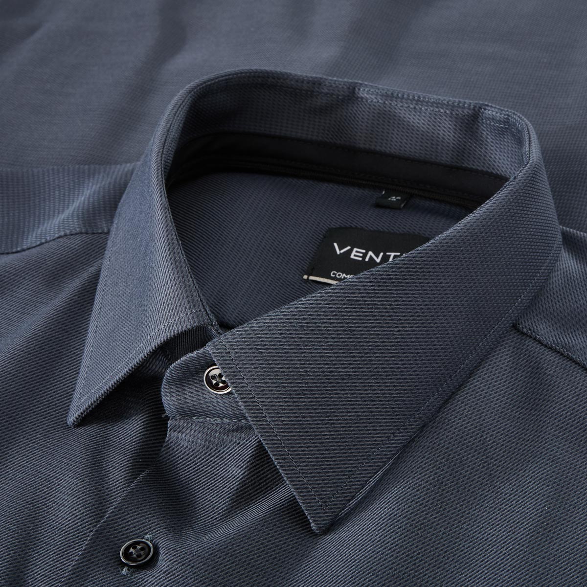 CASA MODA Businesshemd mit Allover-Muster schwarz