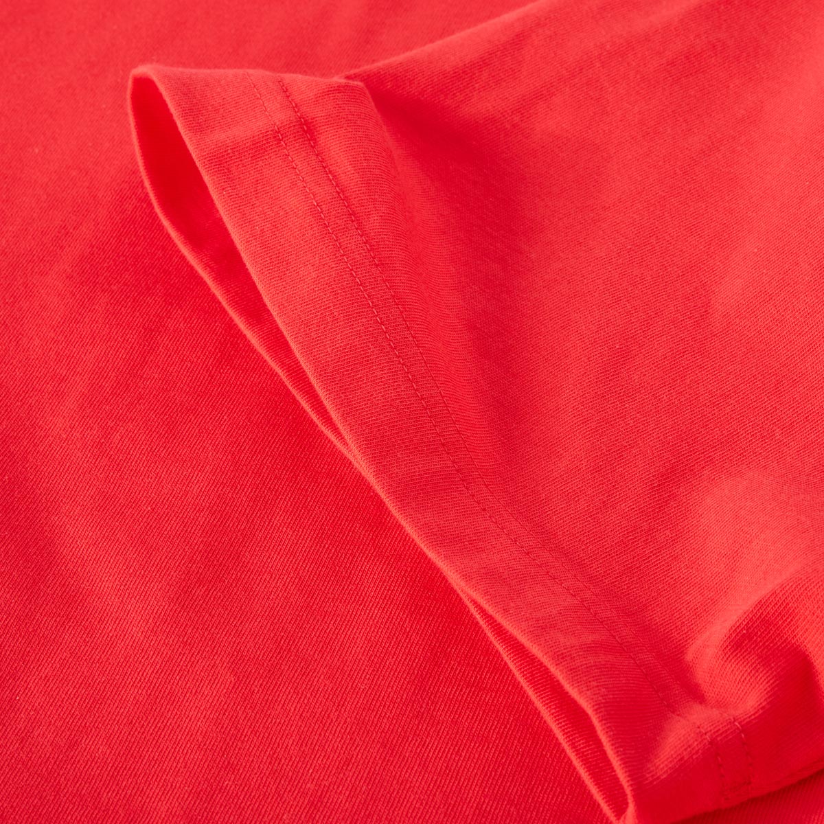 adidas T-Shirt mit Label-Print rot