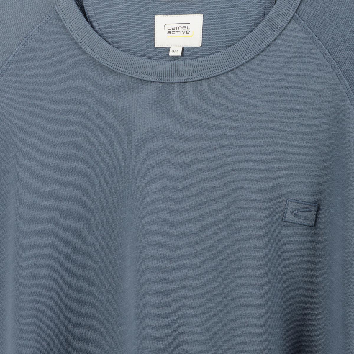 camel active Sweatshirt mit Garment-Dye-Färbung dunkelblau