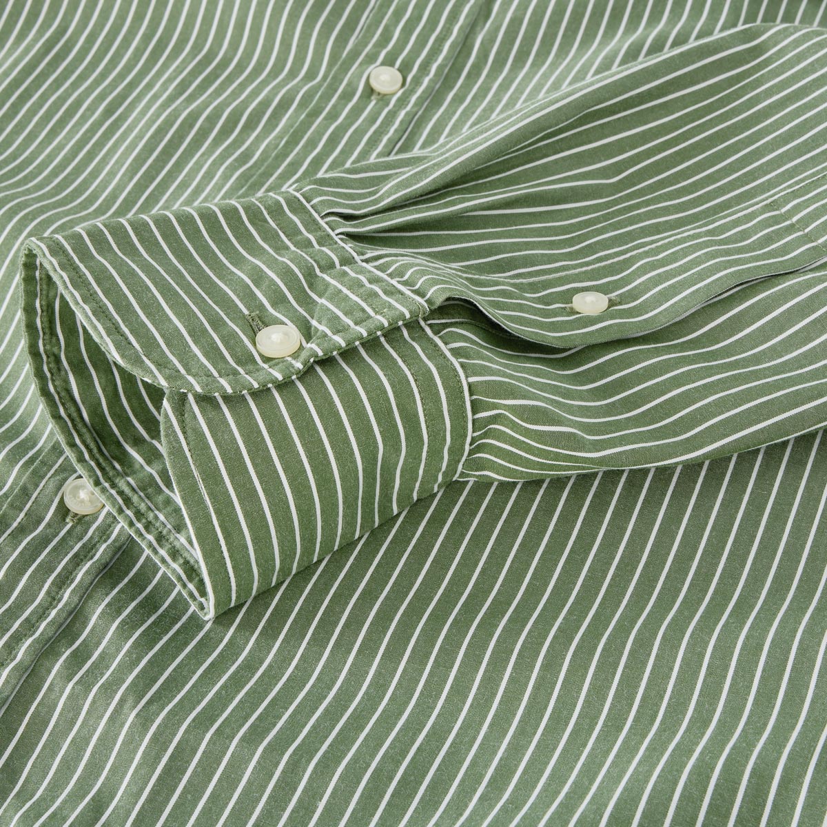 Tommy Hilfiger Freizeithemd mit Streifen grün