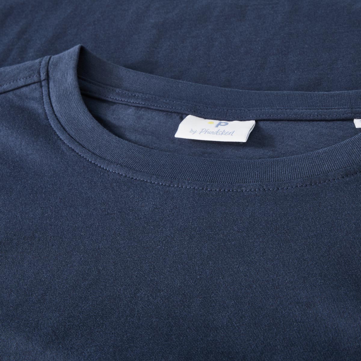 Pfundskerl T-Shirt mit Print auf Vorder- und Rückseite dunkelblau