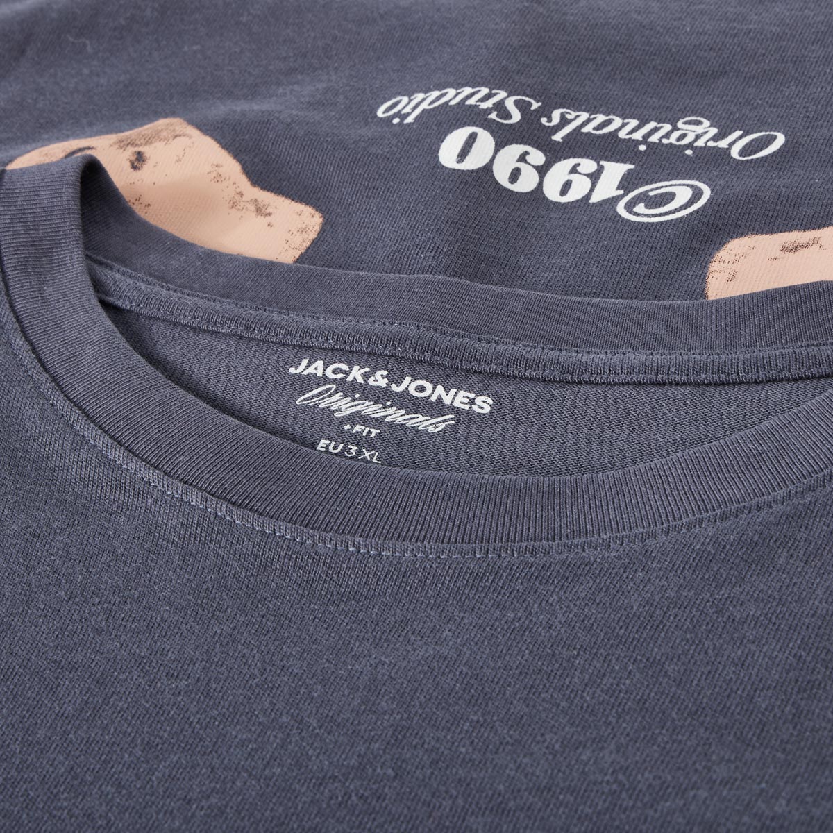 Jack&Jones T-Shirt aus Biobaumwolle grau