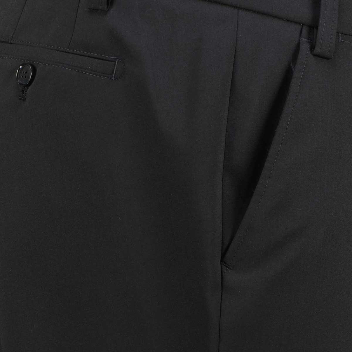 Eurex by Brax Stoffhose „Jan“ mit Stretch, Tapered Fit schwarz/schwarz