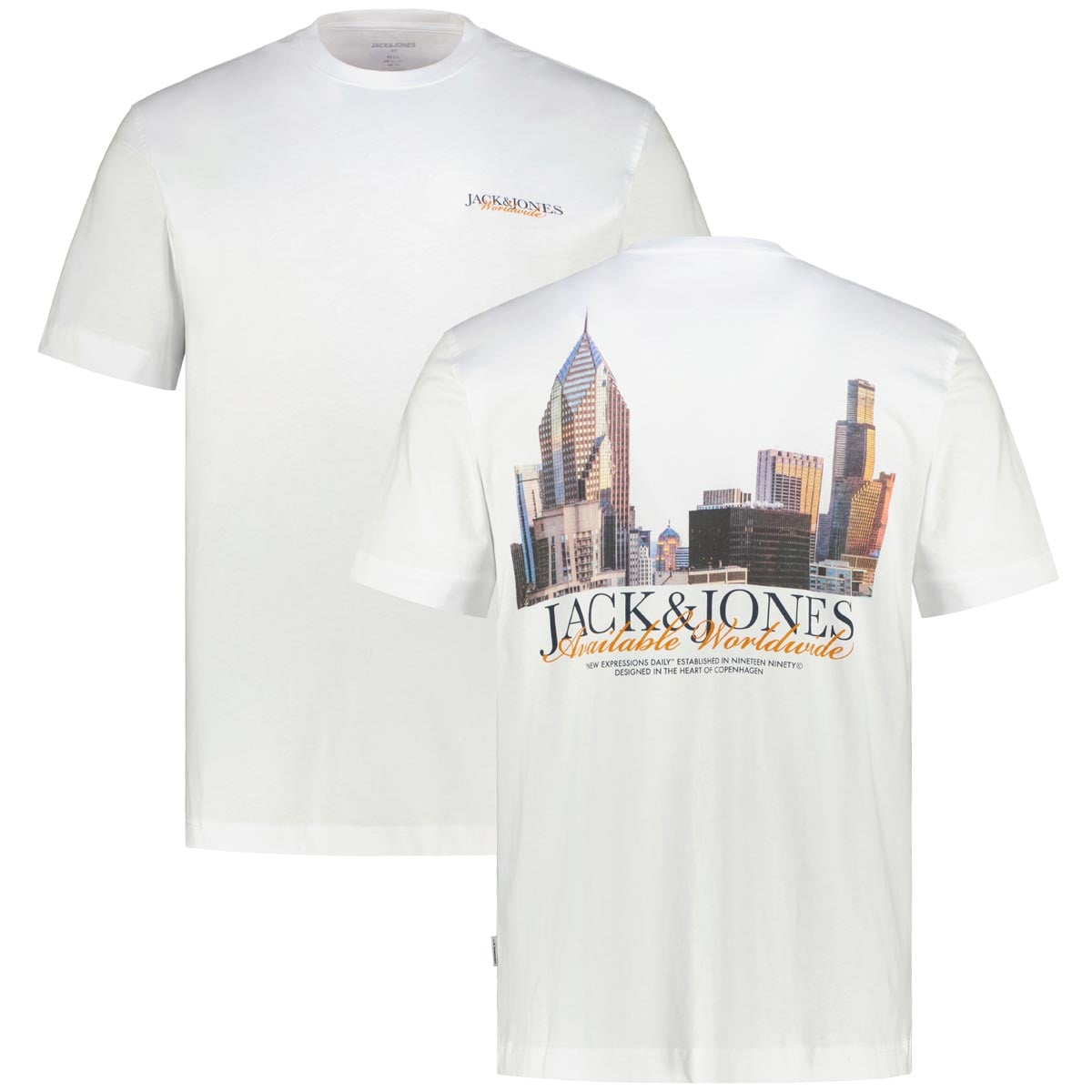 T-Shirt mit Print auf Vorder-und Rückseite T-Shirt mit Print auf Vorder-und Rückseite