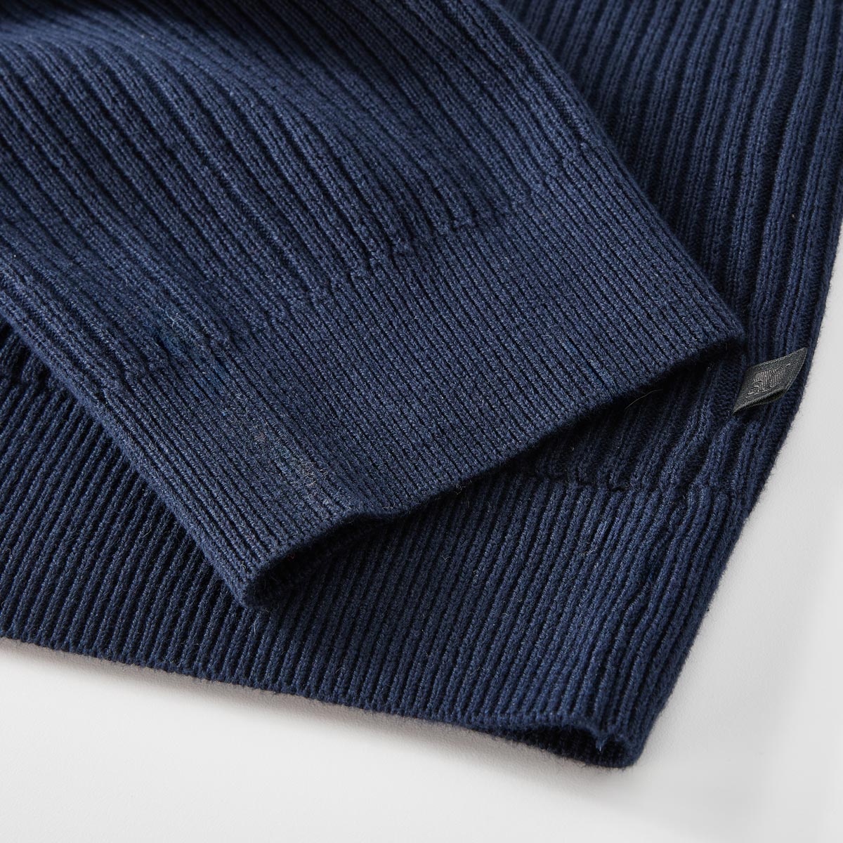 s.Oliver Strickpullover aus Baumwolle blau