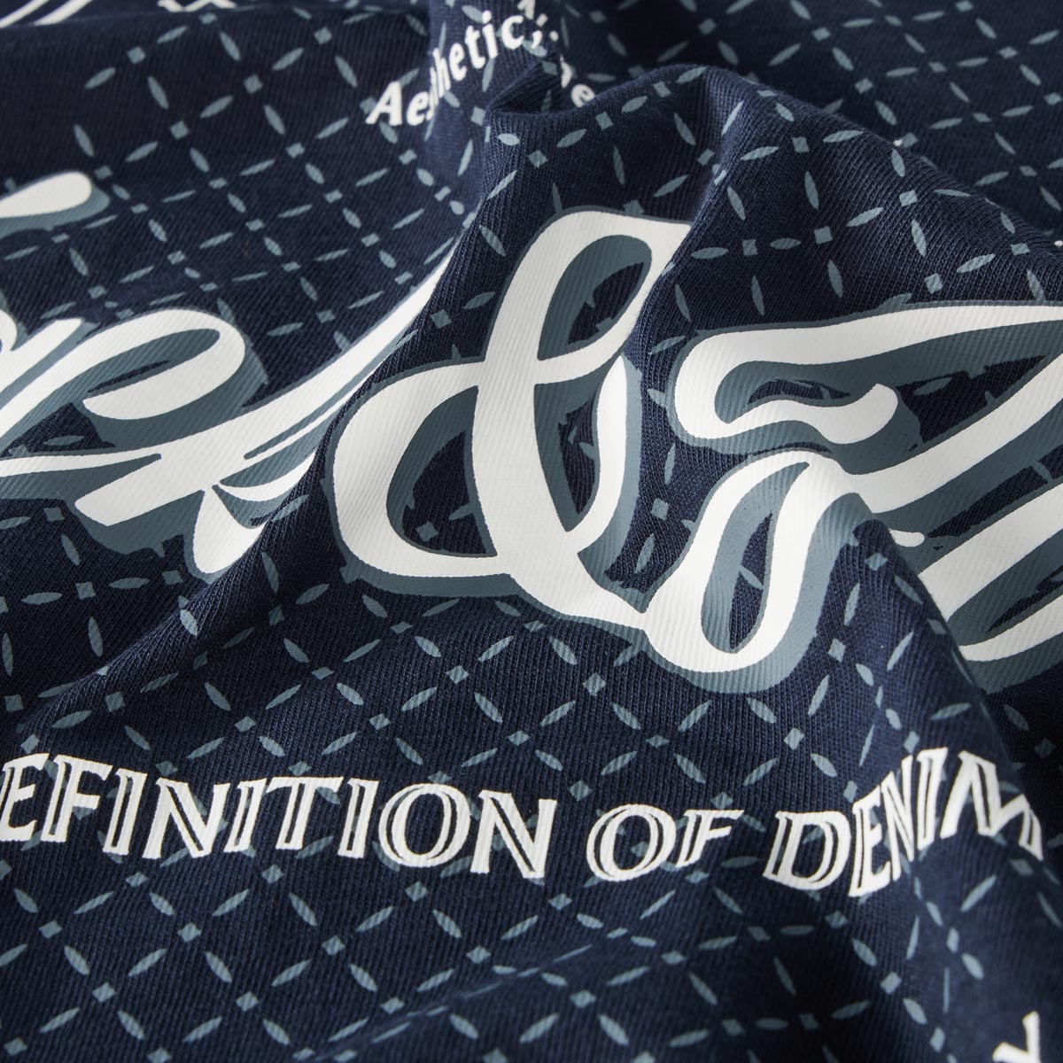 Jack&Jones T-Shirt mit Label-Print blau