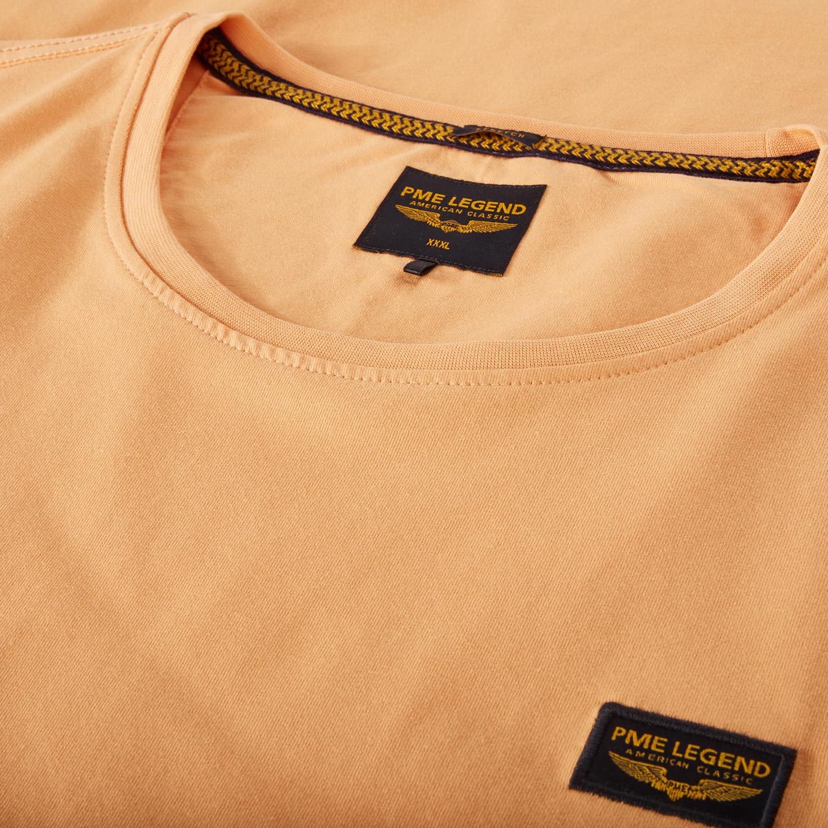 PME LEGEND T-Shirt mit Elasthan orange