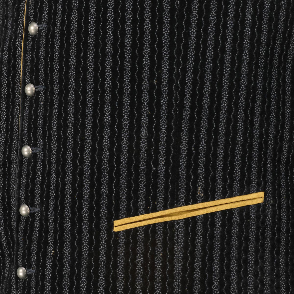 Maddox Trachtenweste aus Samt schwarz