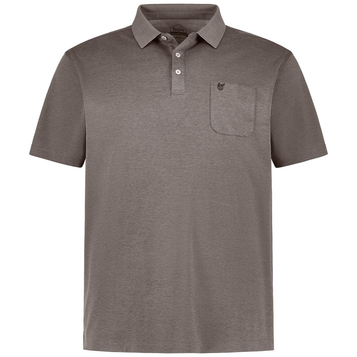 Hajo Poloshirt "Soft Knit", hautsympathisch Farbe hellgrau Größe: 6XL günstig online kaufen